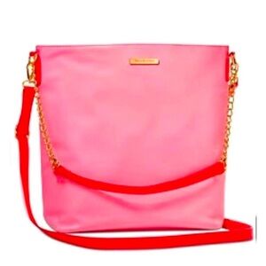 Juicy Couture Pink Shoulder Bag with Gold Chain